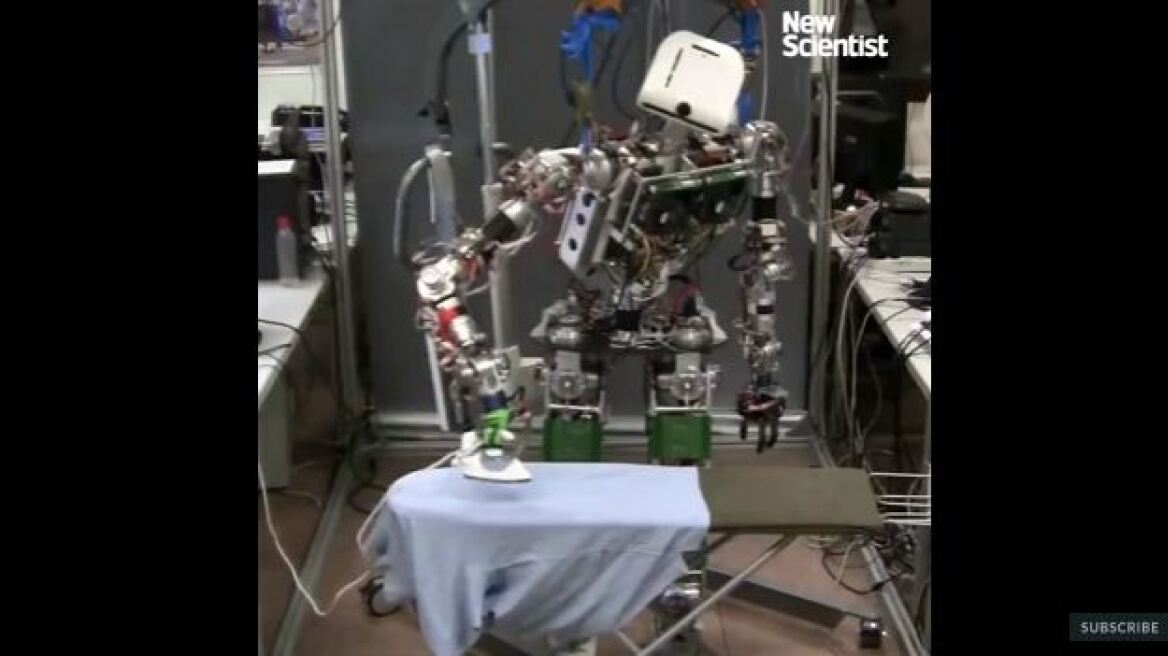 Βίντεο: «Έρχεται» το ρομπότ που σιδερώνει