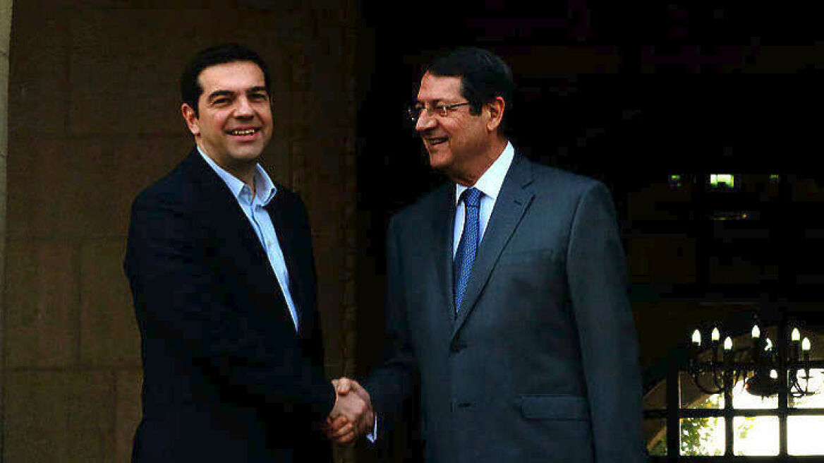 The Greek PM’s meeting with the Cypriot President before the Summit in Switzerland