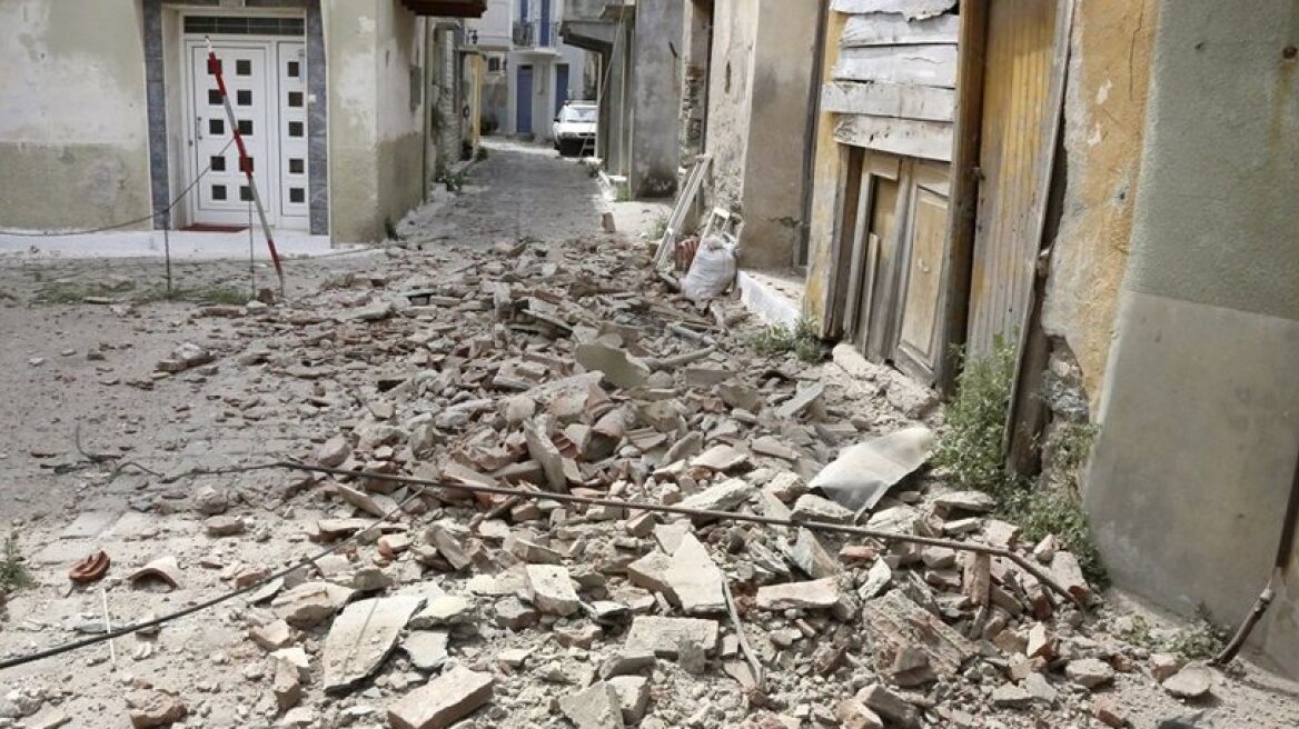 Στα 1.061 τα μη κατοικήσιμα κτίσματα στη Λέσβο μετά τον σεισμό