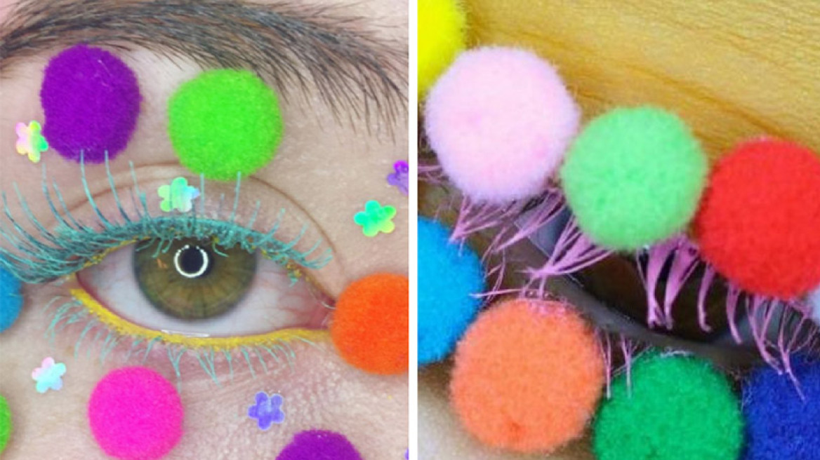 Pom Pom Makeup: Το εκκεντρικό Instagram-trend!