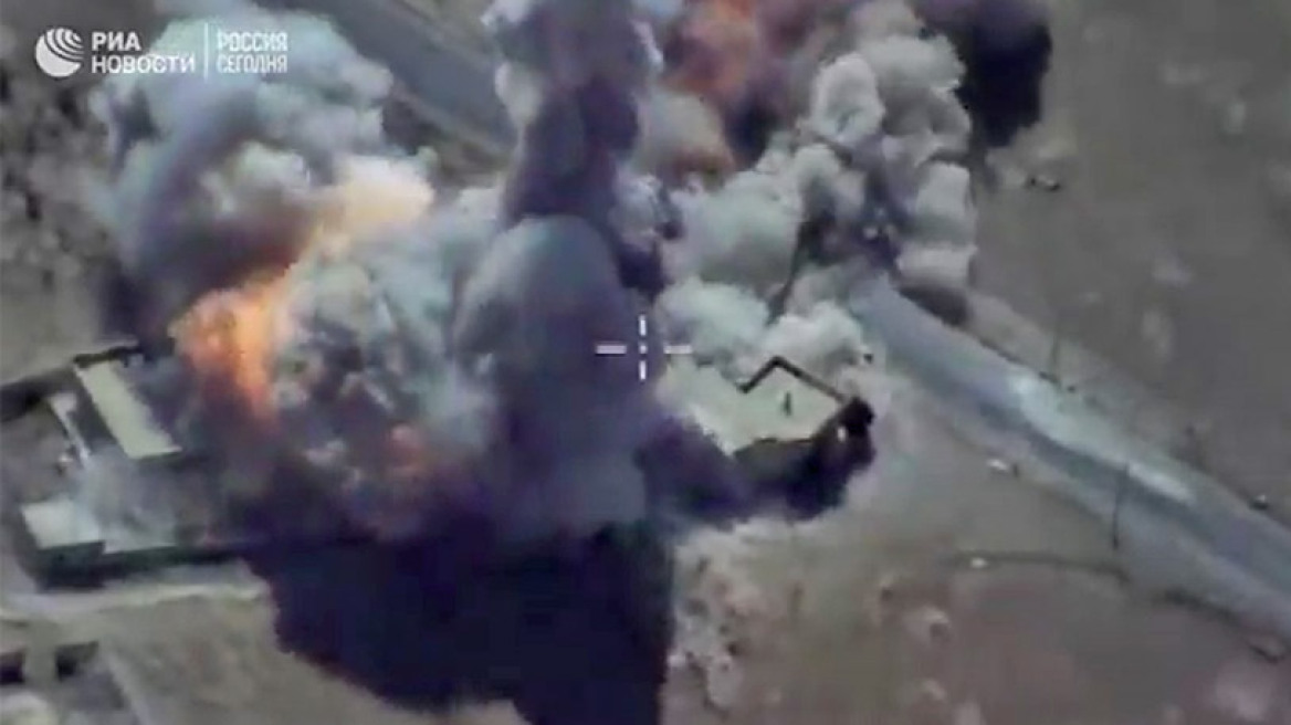 Συρία: Δείτε το βίντεο της σημερινής ρωσικής επίθεσης με πυραύλους!