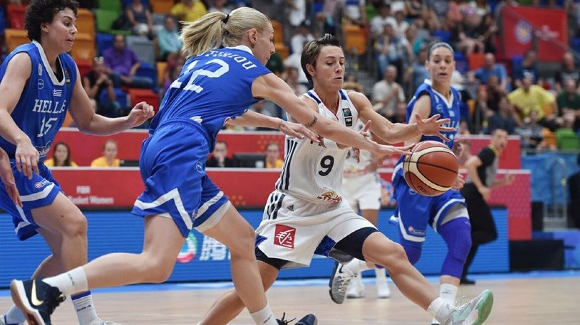  Greece lost the ticket to the Women’s Eurobasket final to France 55-77