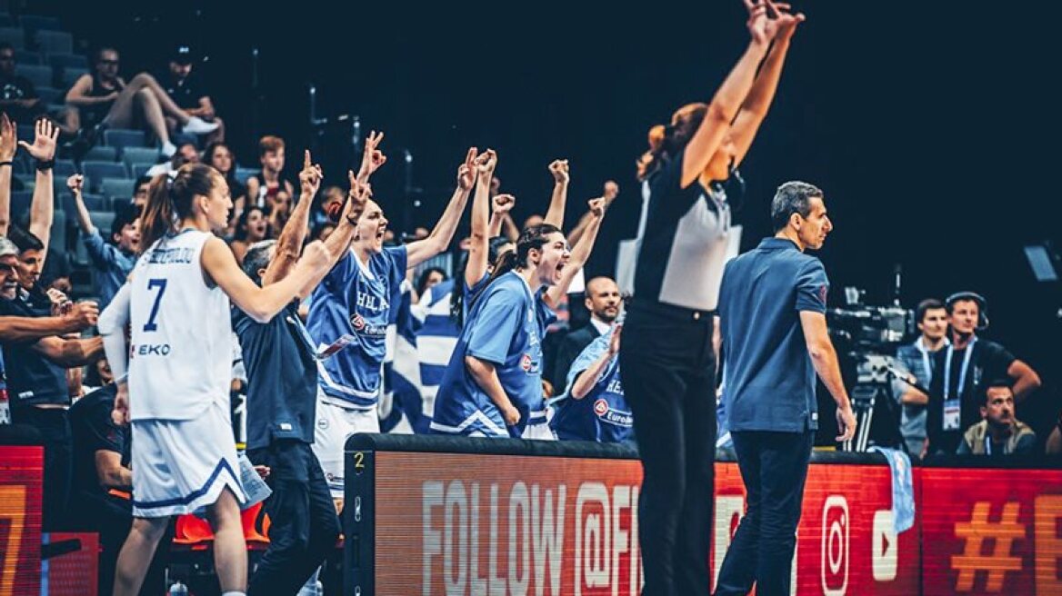  The Greek Women’s National Basketball Team lost the third place of the Eurobasket