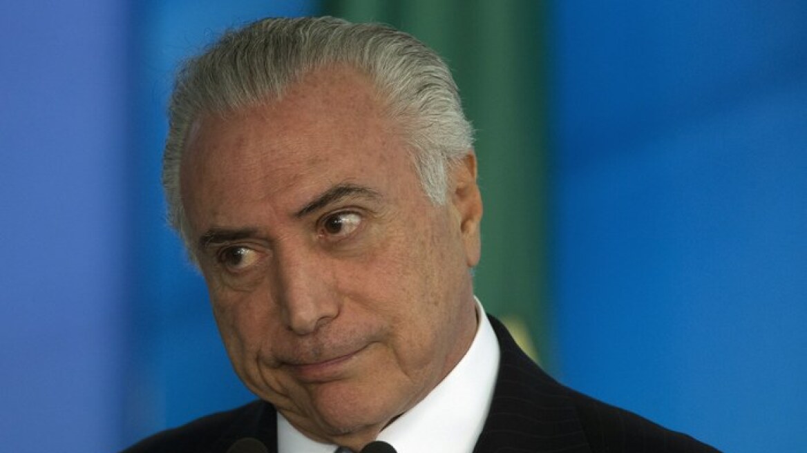 Βραζιλία: Ο γενικός εισαγγελέας κατηγόρησε τον πρόεδρο Τέμερ για δωροδοκία