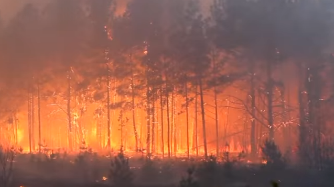 Δασική πυρκαγιά στην αποκλεισμένη ζώνη του Τσερνόμπιλ