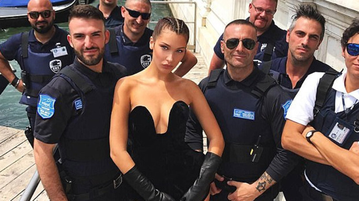 Η σέξι Bella Hadid «συνελήφθη» στη Βενετία  