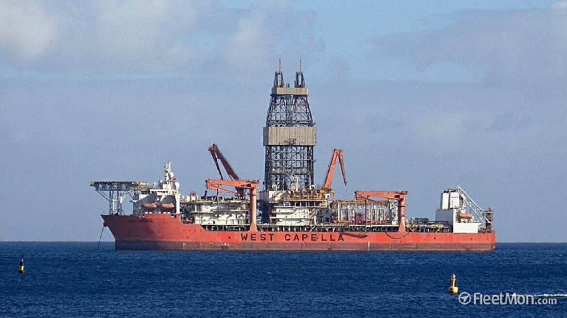 TOTAL-ENI drill ship sails for Cyprus oil exploration