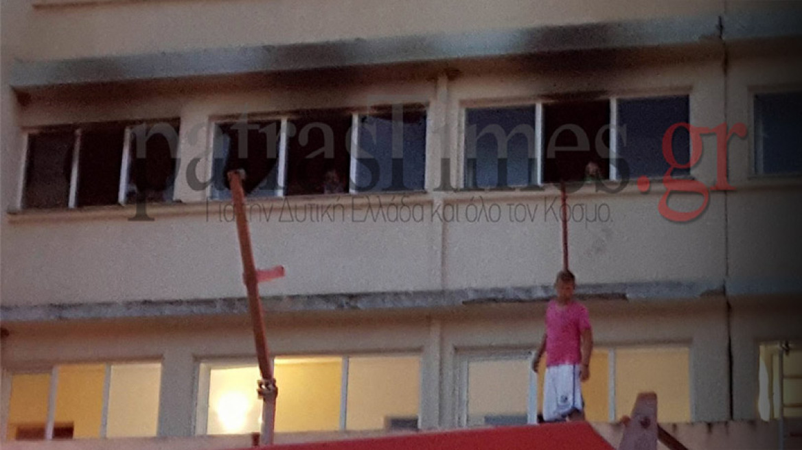 Κατασβέστηκε η φωτιά σε ξενοδοχείο στο Αίγιο- Σώοι οι ένοικοι