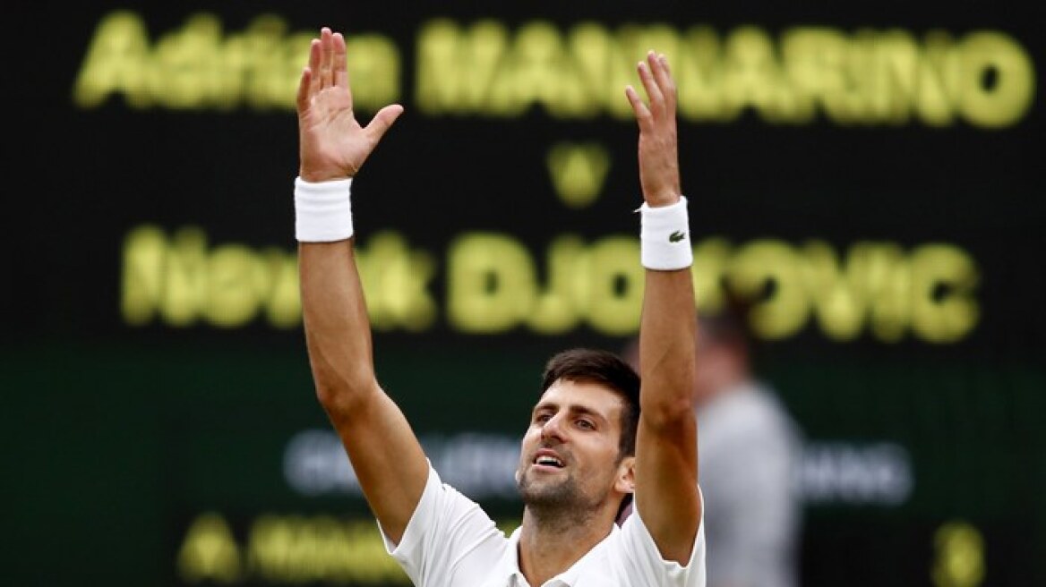Wimbledon: Ο Τζόκοβιτς συμπλήρωσε την 8άδα