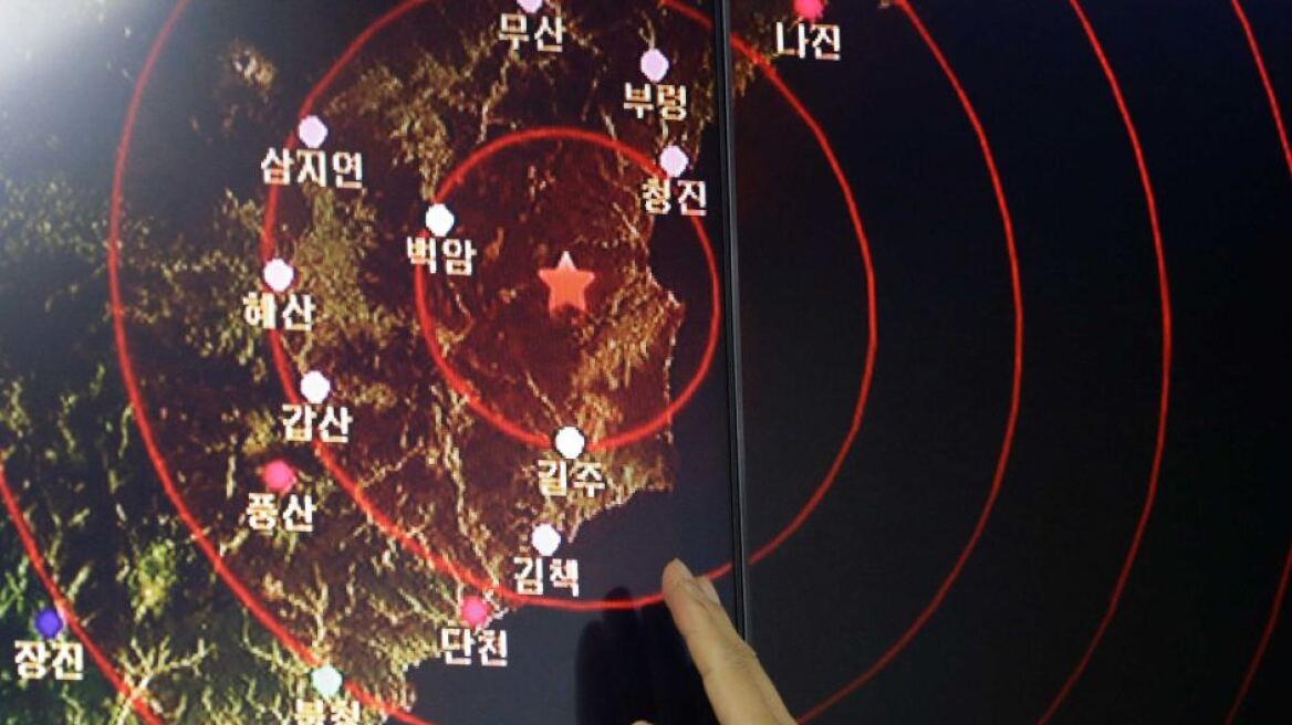 Σεισμική δόνηση μεγέθους 6 βαθμών στα ανοιχτά της Βόρειας Κορέας