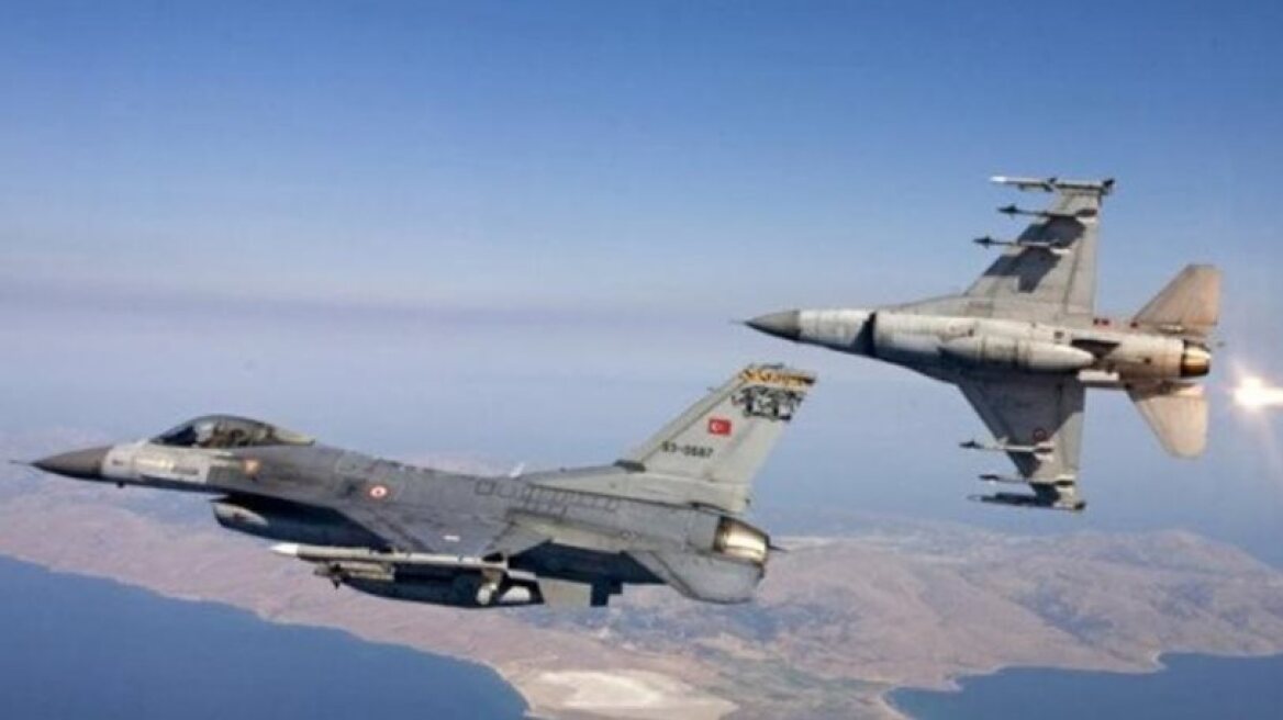Greek and Turkish F-16 fighter jets engage in dog fights over Aegean Sea