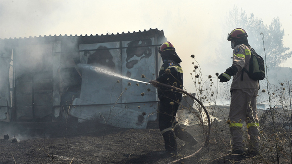 Ολονύχτια μάχη με τη φωτιά στη Λευκίμμη Σουφλίου - Πυρκαγιά και στην Κορινθία 