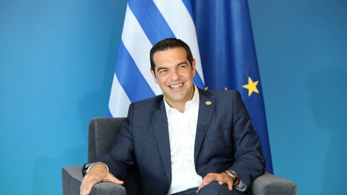 Greek PM Tsipras at Labour Ministry
