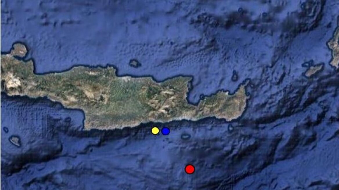 4.3 earthquake hits south of Crete