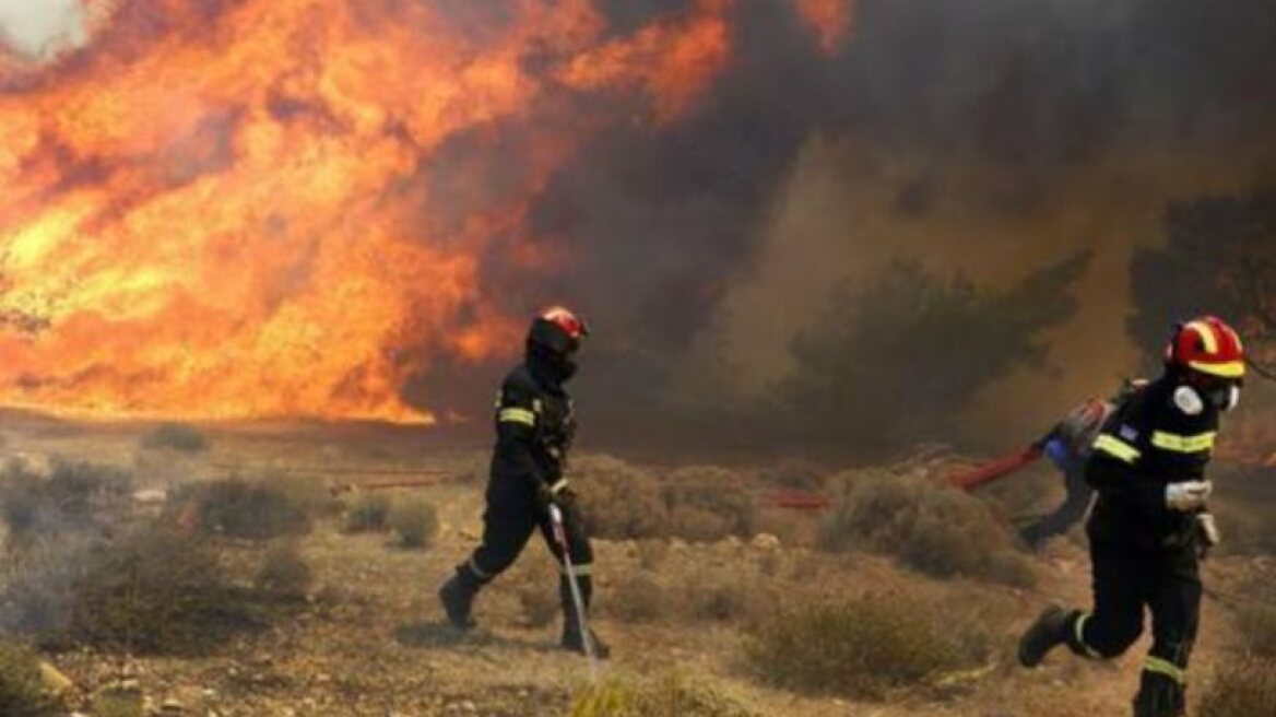 Κρήτη: Υπό μερικό έλεγχο η φωτιά στην Κοξαρέ