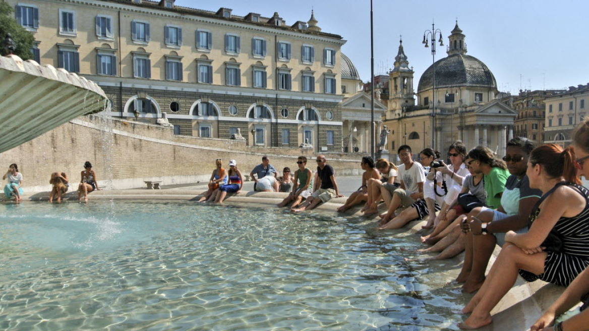 Συναγερμός στη Ρώμη: Πιθανές διακοπές νερού λόγω των υψηλών θερμοκρασιών