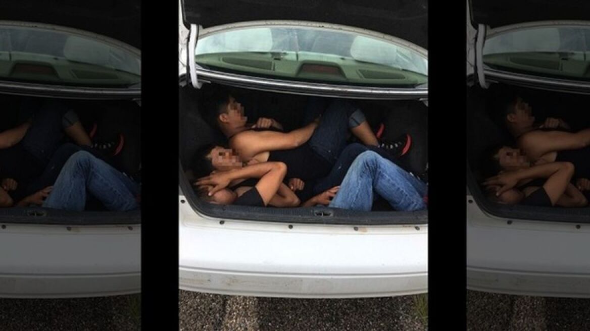 Φωτογραφία: Είχαν στοιβαγμένους τρεις μετανάστες σε πορτ-μπαγκάζ αυτοκινήτου στις ΗΠΑ