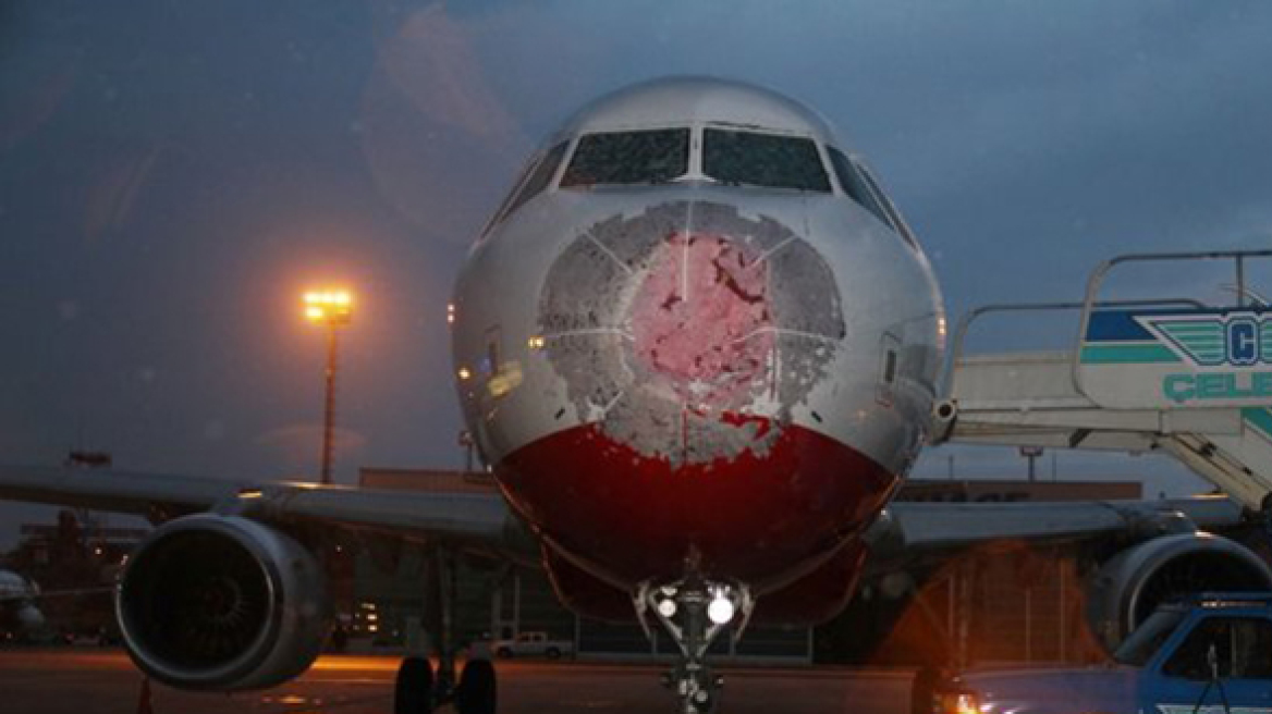 Panic as north Cyprus flights hit storm over Istanbul (VIDEO-PHOTOS)