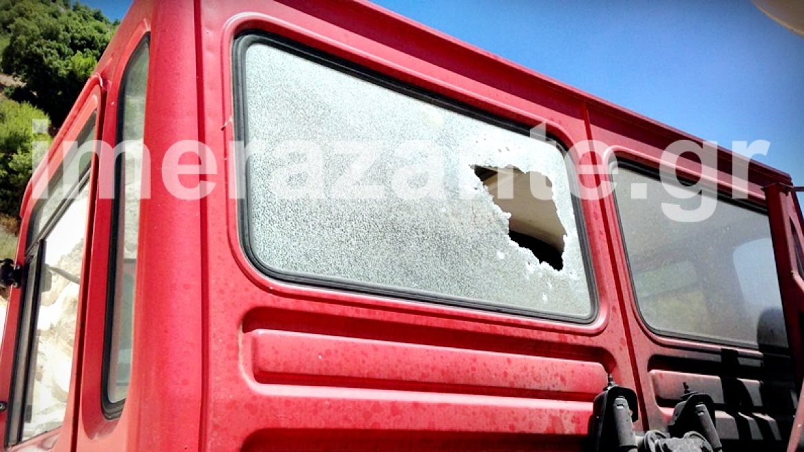 Ζάκυνθος: Γάζωσαν με σφαίρες οχήματα στον υπό κατασκευή χώρο υγειονομικής ταφής