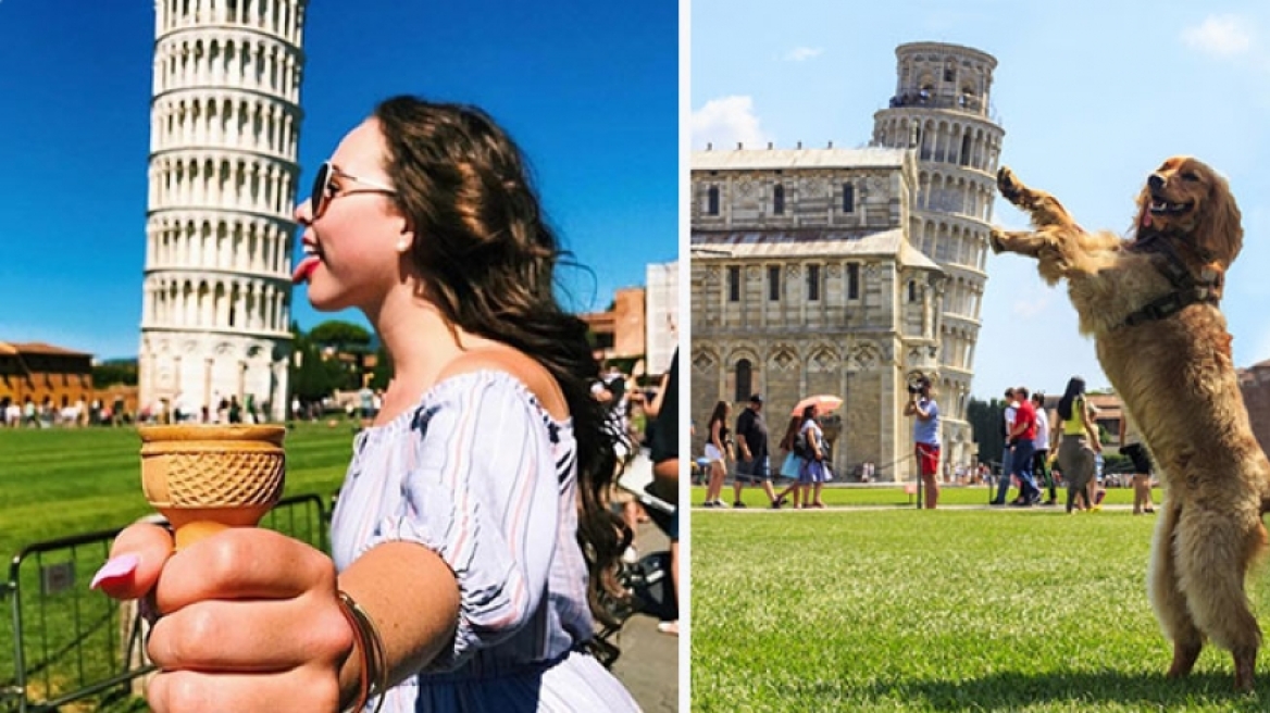 Οι πιο αστείες φωτογραφίες τουριστών στον Πύργο της Πίζας (και μια ελληνική συμμετοχή!)