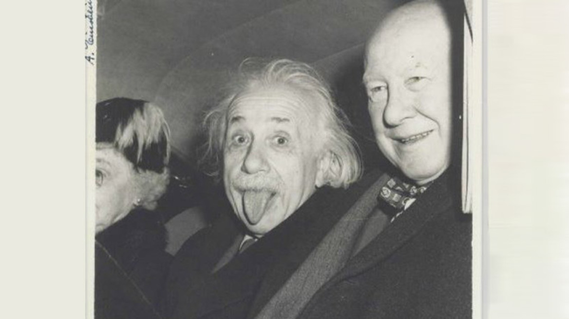 Η θρυλική φωτογραφία του Αϊνστάιν με την γλώσσα έξω πουλήθηκε 125.000 δολάρια 