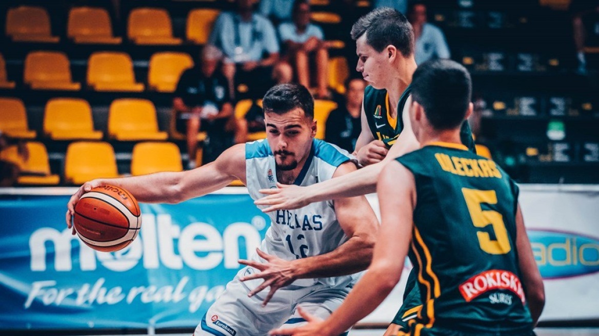 Μπάσκετ-Ευρωπαϊκό Πρωτάθλημα Εφήβων: Ελλάδα - Λιθουανία 61-81