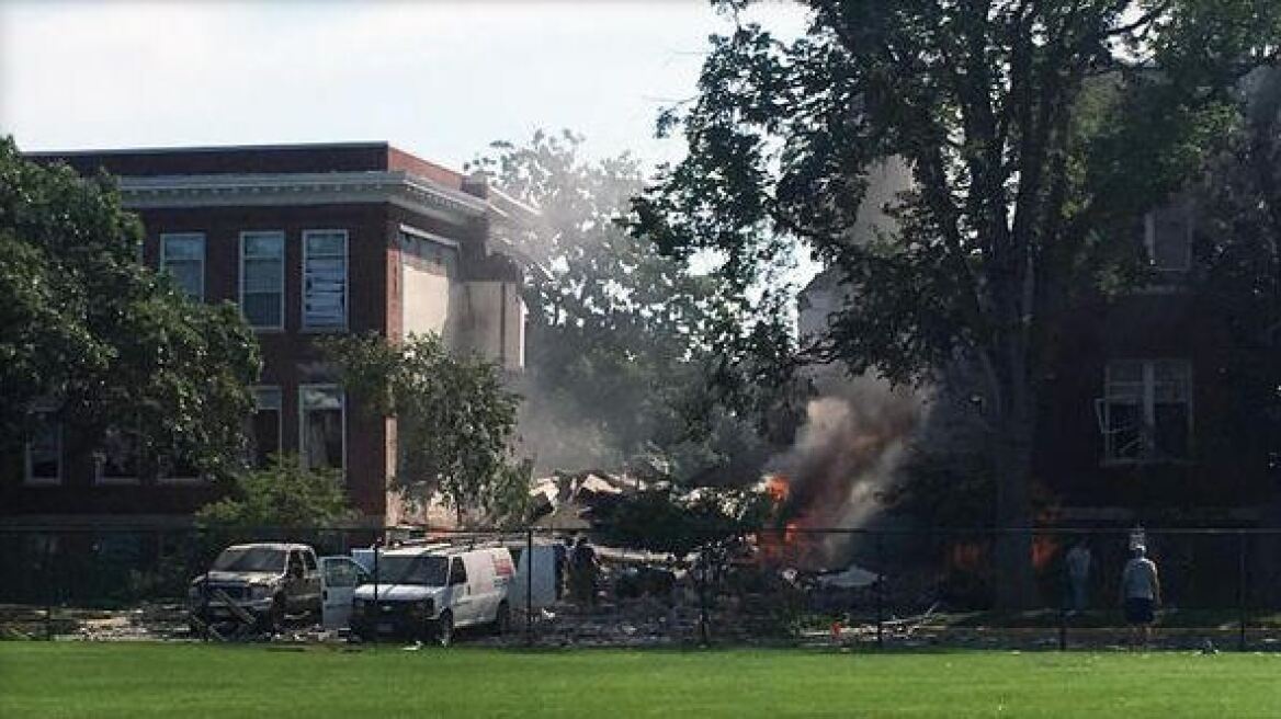 Έκρηξη «ισοπέδωσε» σχολείο στη Μινεάπολη των ΗΠΑ