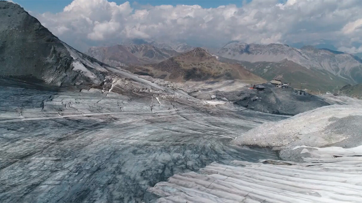 Ο καύσωνας «Εωσφόρος» χτυπά τις Άλπεις: Εκπληκτικό βίντεο