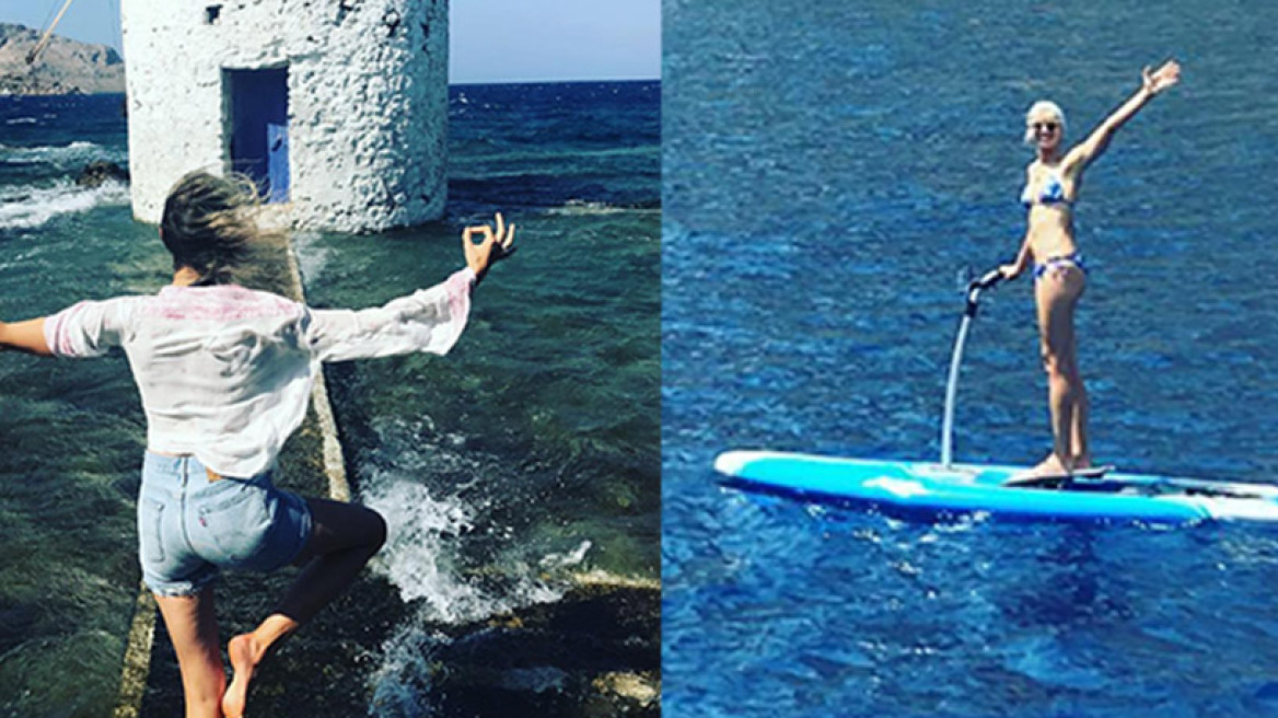 Καρολίνα Κούρκοβα: Ένας «άγγελος» της Victoria's Secret στα ελληνικά νησιά!