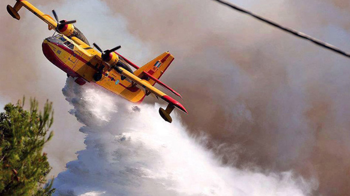 Με έξι Canadair προσπαθούν να σβήσουν 91 φωτιές σε όλη την Ελλάδα!