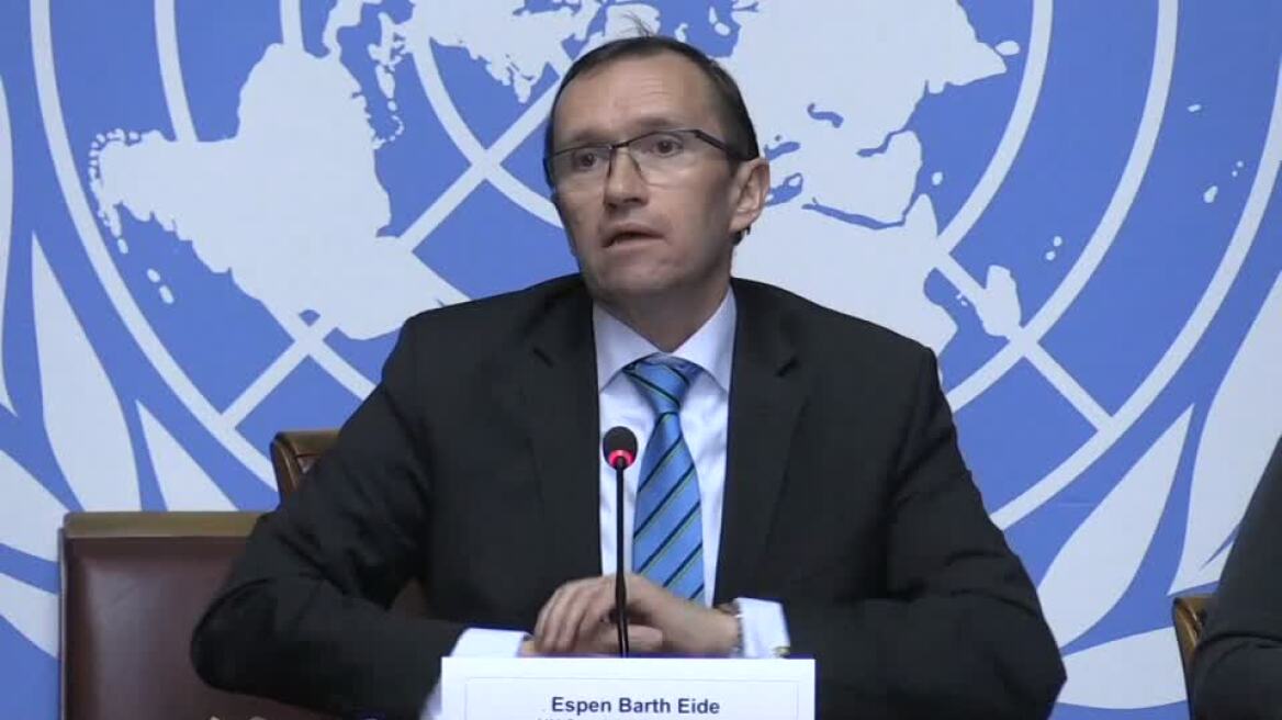 Παραιτήθηκε ο ειδικός απεσταλμένος του ΟΗΕ για το Κυπριακό, Έσπεν Άιντε