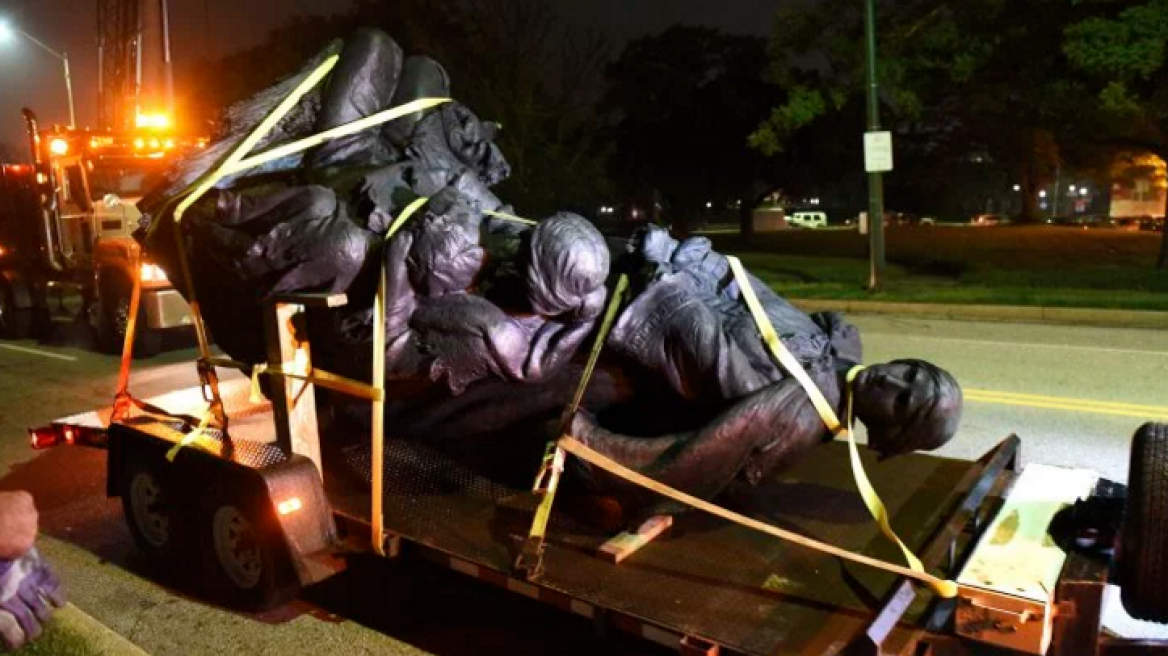 ΗΠΑ-Βαλτιμόρη: Μεταφέρθηκαν νύχτα τα αγάλματα για να μην γίνουν επεισόδια