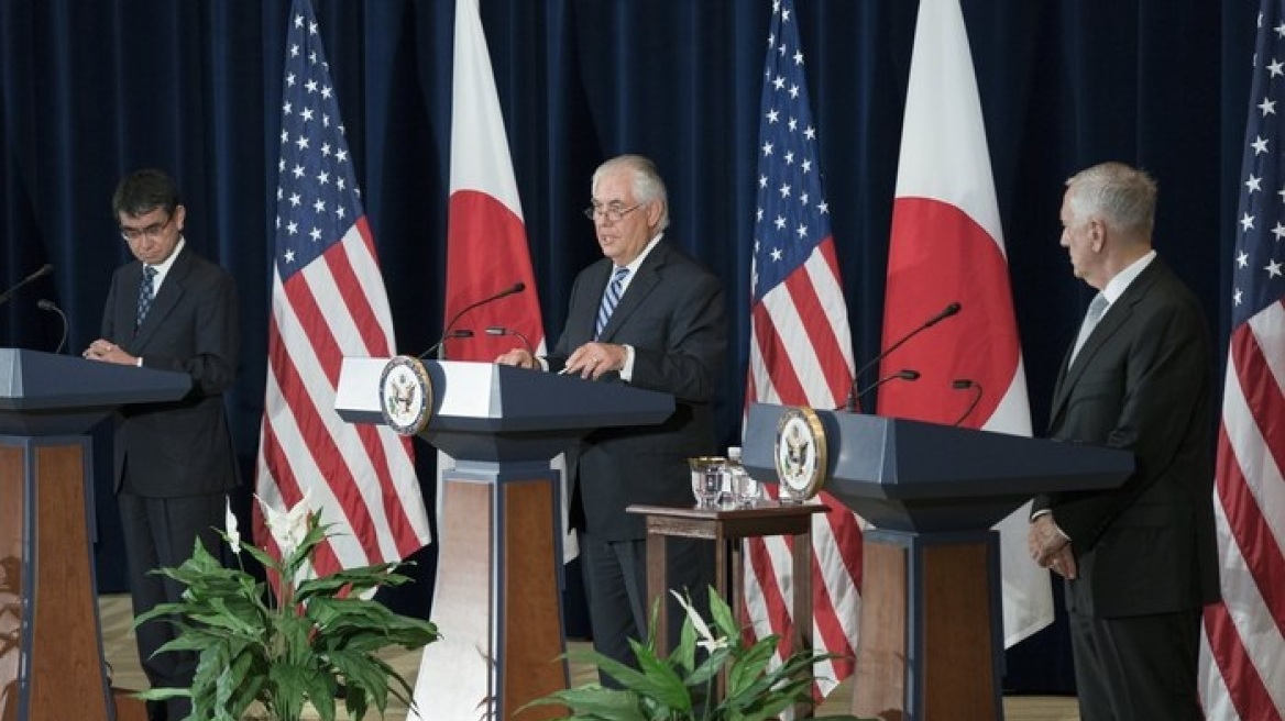 ΗΠΑ - Ιαπωνία: Αν επιτεθεί πρώτη η Βόρεια Κορέα, θα απαντήσουμε