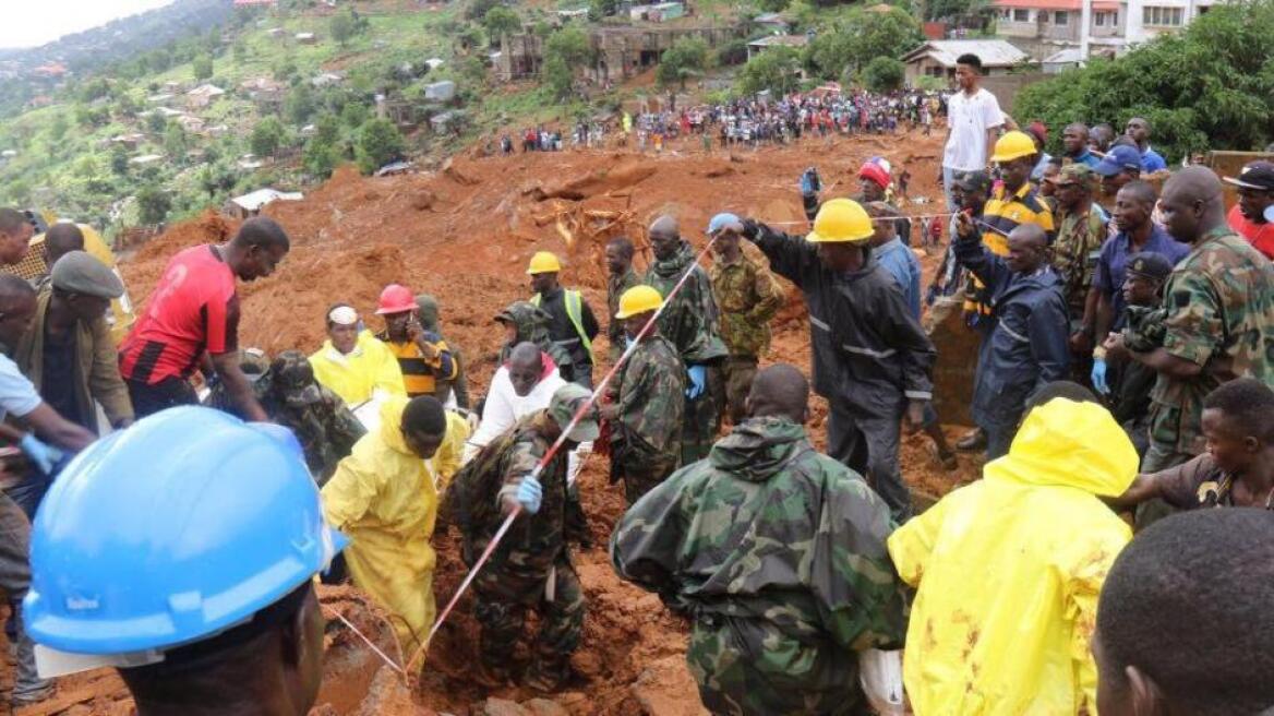Sierra Leone mudslide: president calls for urgent help as search continues