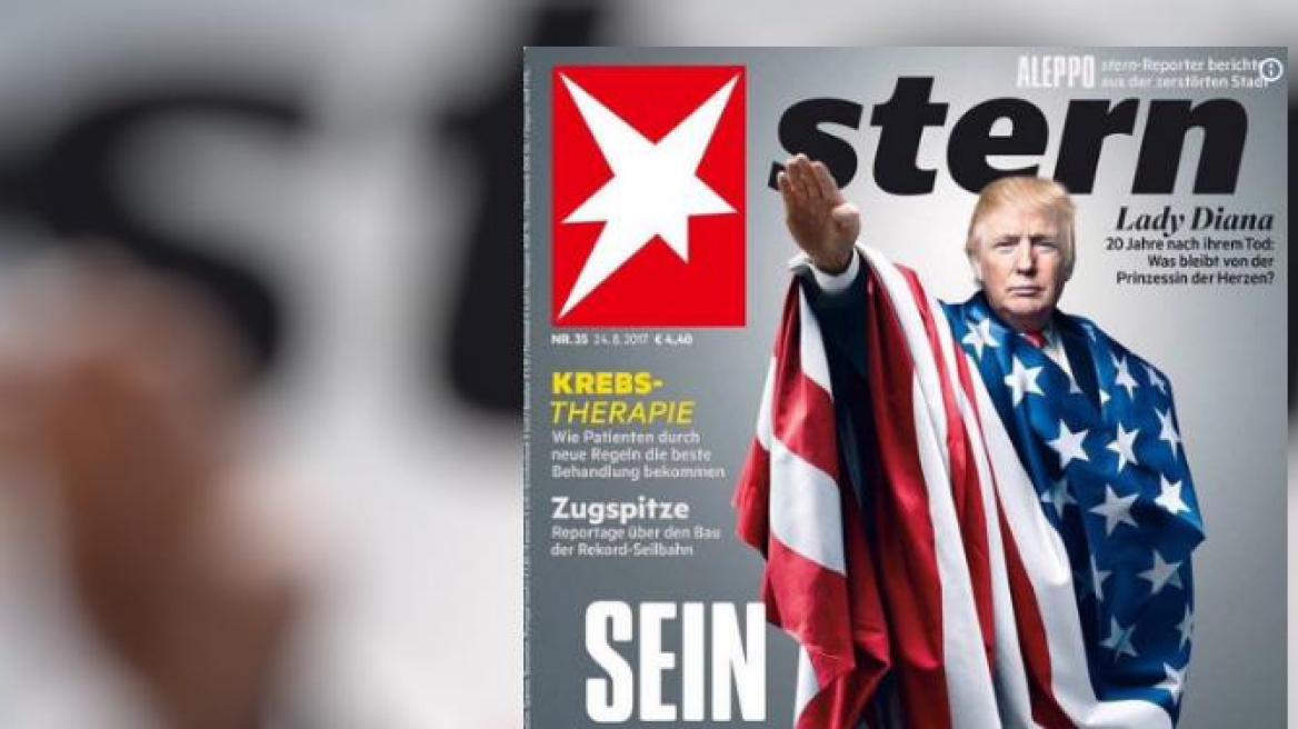 Ο Τραμπ ως... Αδόλφος Χίτλερ στο εξώφυλλο γερμανικού περιοδικού