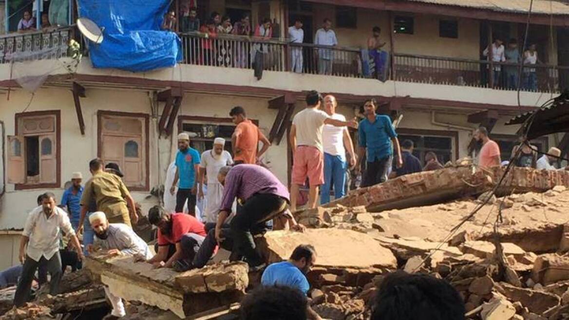 Στους 18 οι νεκροί από την κατάρρευση κτηρίου στην Ινδία