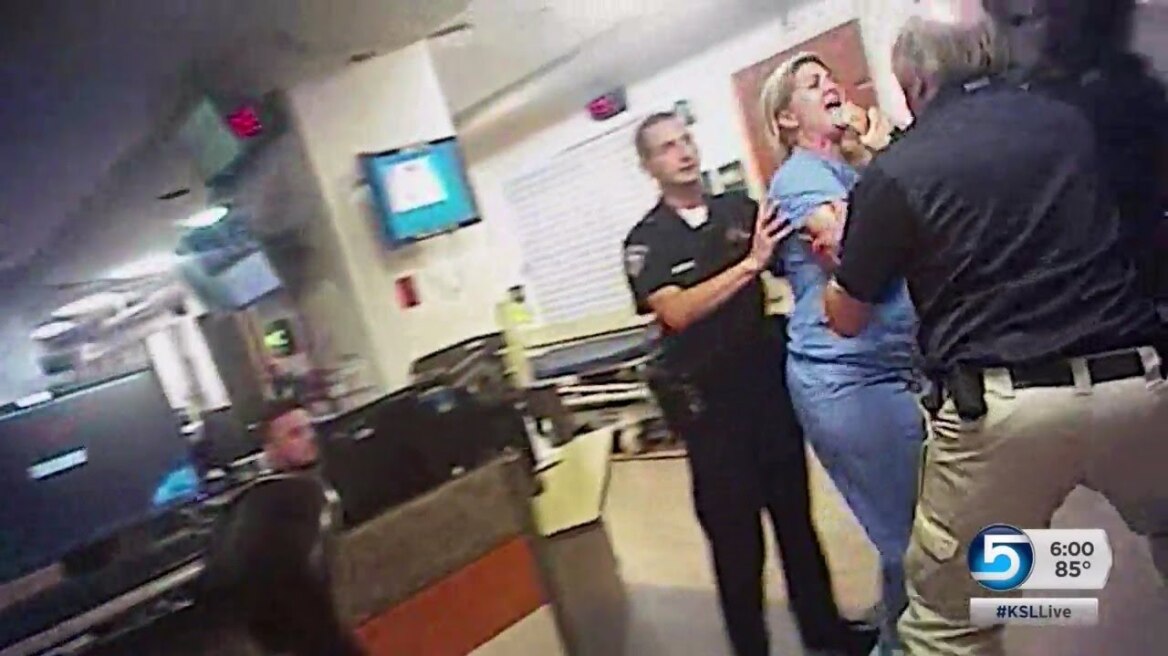 Βίντεο: «Νταής» αστυνομικός συλλαμβάνει βίαια νοσοκόμα επειδή... έκανε τη δουλειά της