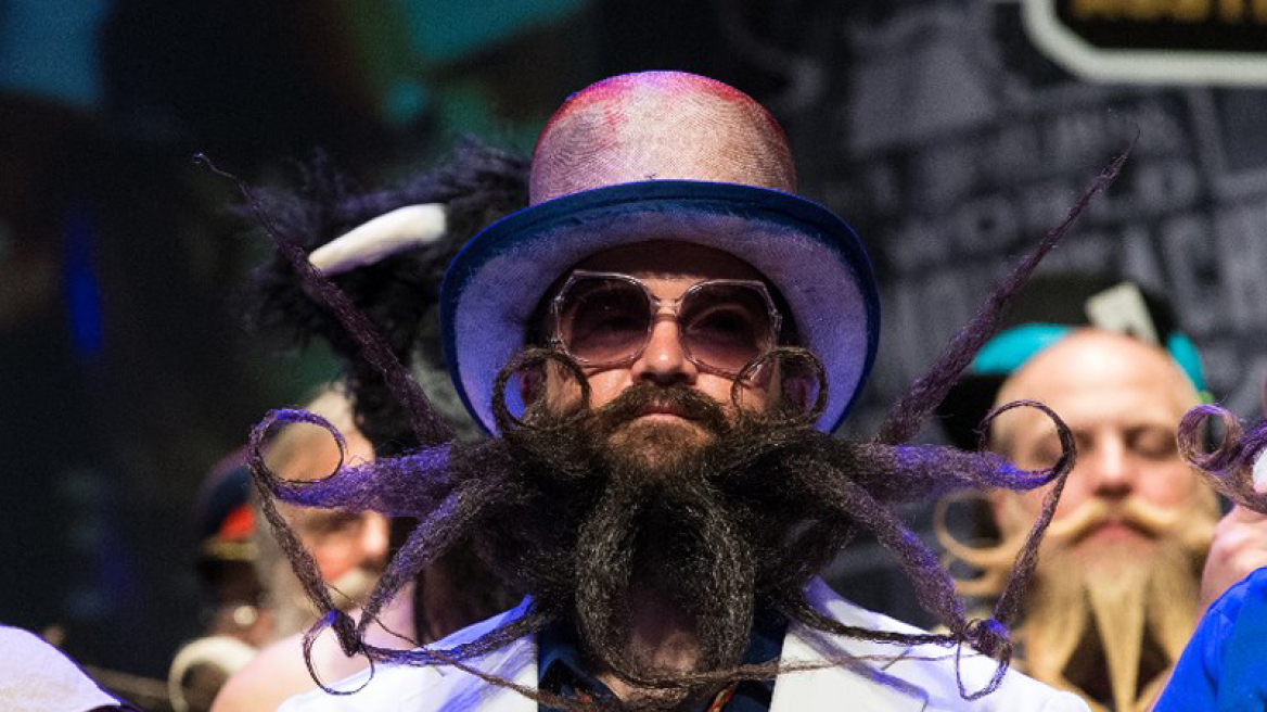 World Beard and Mustache Championships 2017: Όταν τα γένια μετατρέπονται σε έργα τέχνης