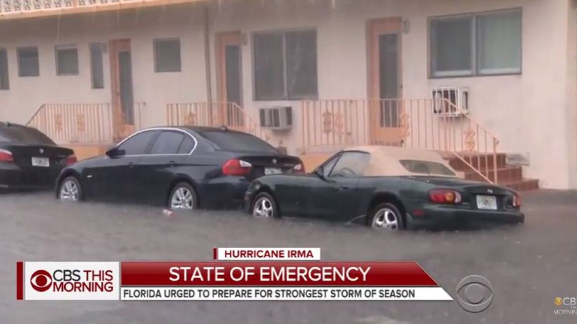 «Αναβαθμίστηκε» σε κατηγορία 5 ο τυφώνας Ίρμα που αναμένεται στη Φλόριντα