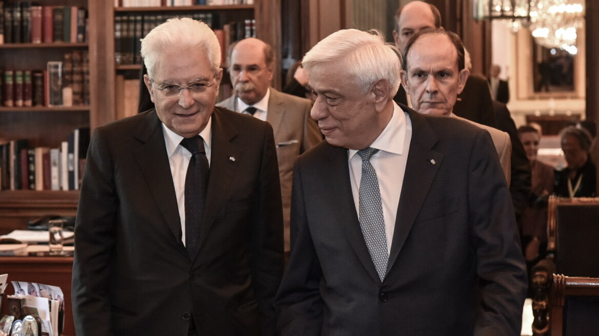 Συνάντηση Παυλόπουλου με τον πρόεδρο της Ιταλίας