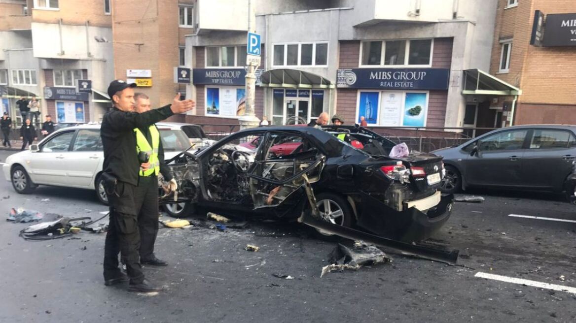 Κίεβο: Έκρηξη παγιδευμένου αυτοκινήτου -  Ένας νεκρός, δύο τραυματίες