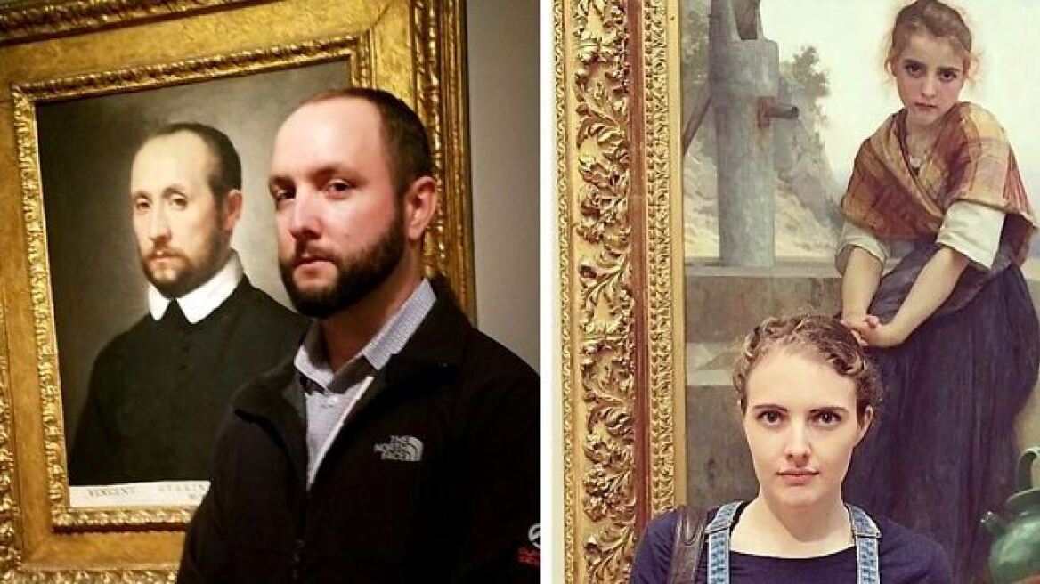 Φωτογραφίες: Αυτοί οι άνθρωποι πήγαν στο μουσείο και βρήκαν... τον σωσία τους