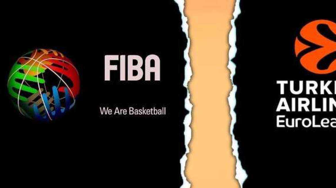 Σκληραίνει ο «πόλεμος» ανάμεσα σε Ευρωλίγκα και FIBA 