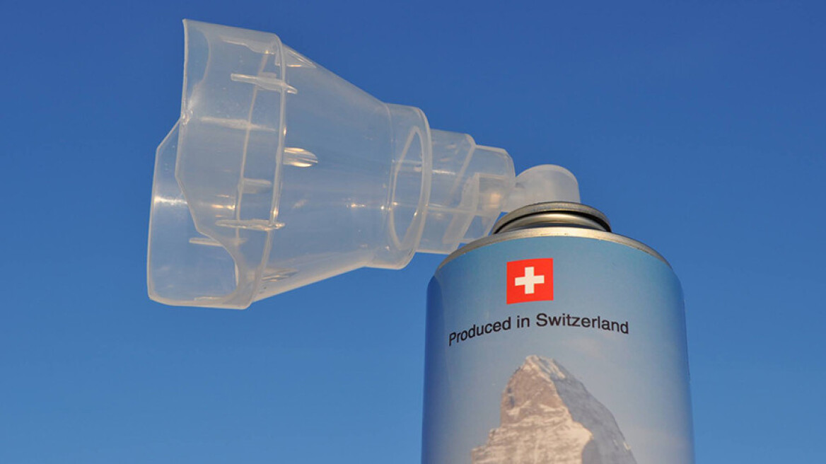 Ελβετική εταιρεία πουλά... αέρα από τις Άλπεις