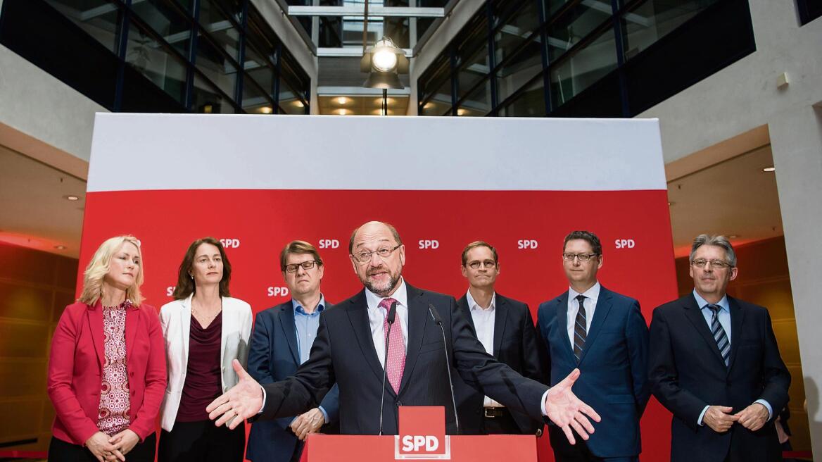 Σουλτς: Μεγάλος συνασπισμός τέλος! Το SPD περνά στην αντιπολίτευση