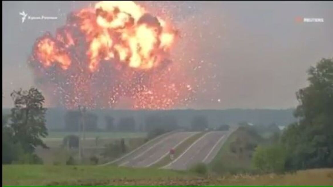 Ουκρανία: Συναγερμός από πυρκαγιά σε αποθήκη με πυρομαχικά - Εκκενώνονται περιοχές