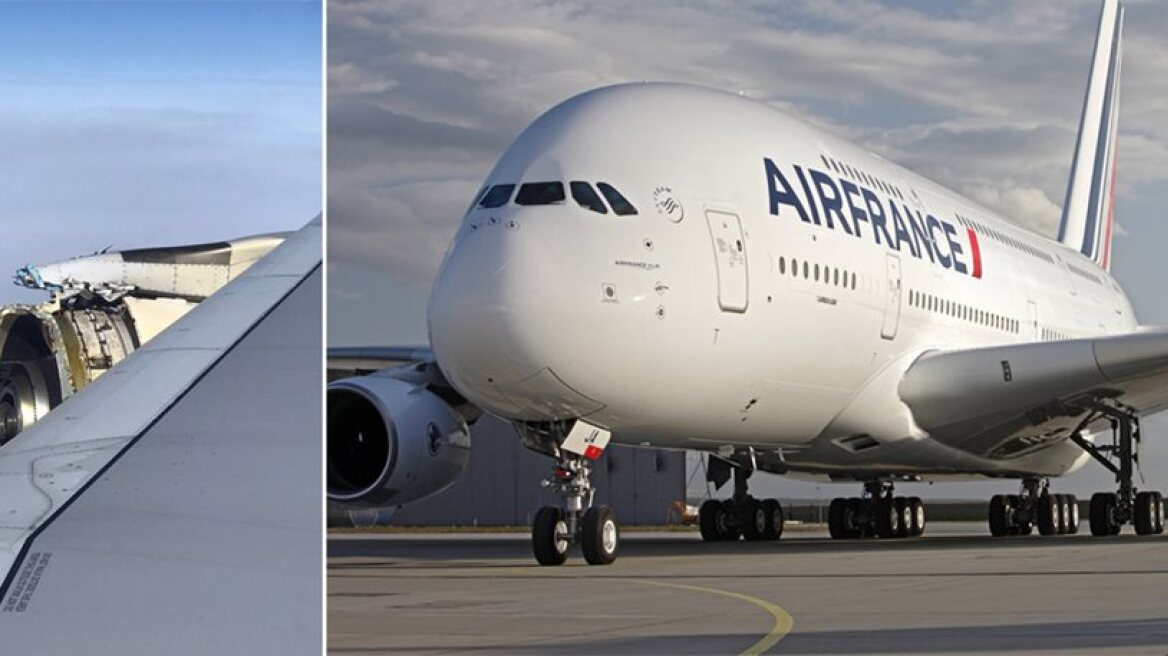 Tragedy averted mid air as Air France engine blows out (photos-video of emergency landing)