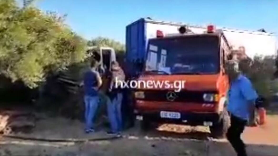 Κρήτη: Νεκρός 40χρονος μετά από τρελή πορεία φορτηγού