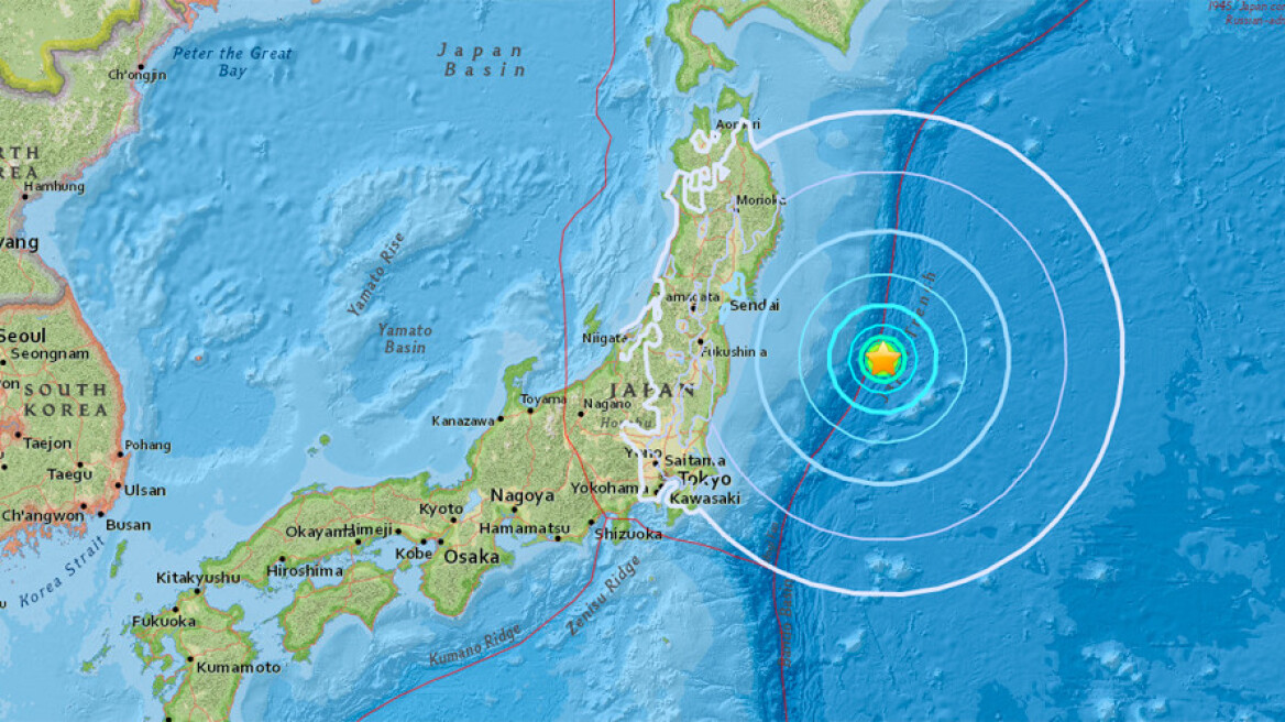 Ιαπωνία: Σεισμός 6,3 Ρίχτερ στη θάλασσα κοντά στη Φουκουσίμα