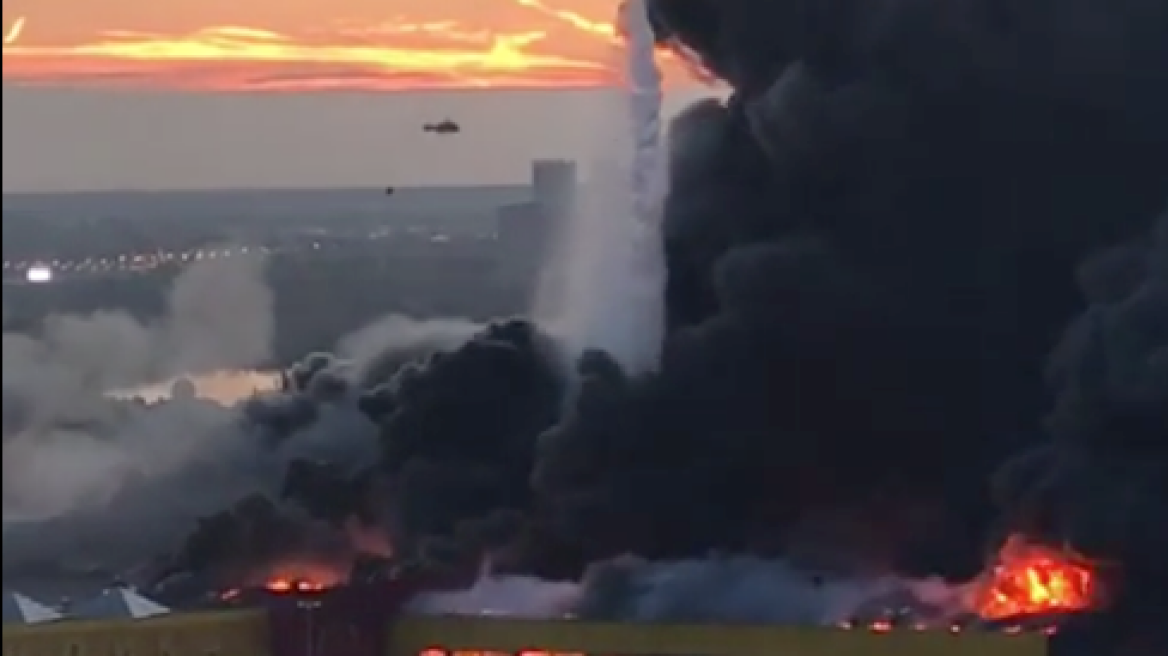  Fire & explosions in shopping centre at Moscow! (VIDEO-PHOTOS)
